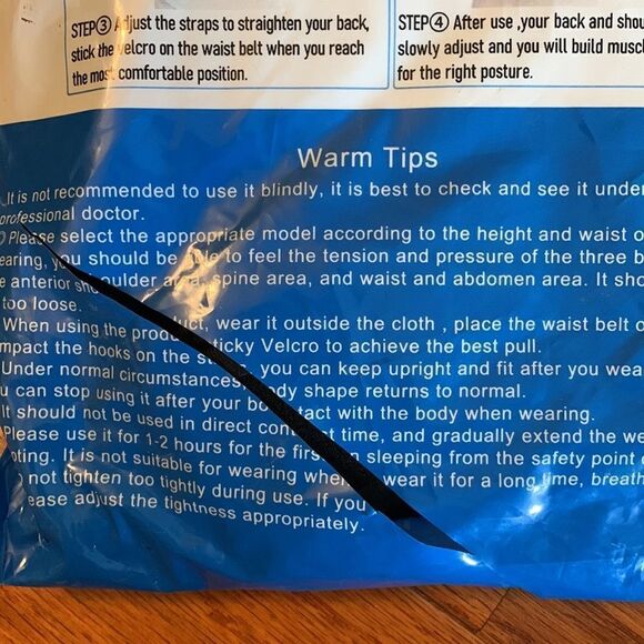Tubnboot Posture corrector. Unisex . Small: 24” to 30” - Picture 5 of 7